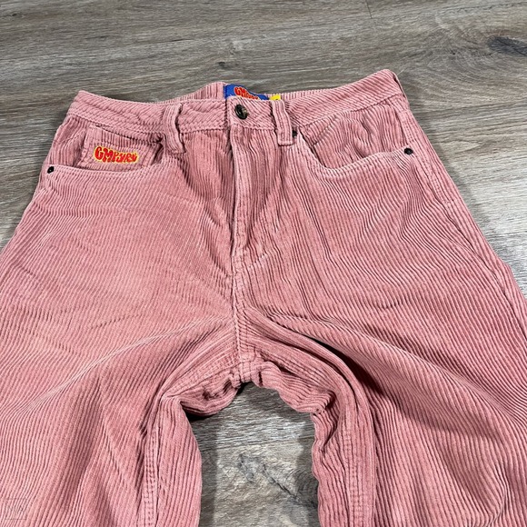 Empyre Men's Pants Corduroy Casual Skate Loose 28 Pink - Picture 4 of 9